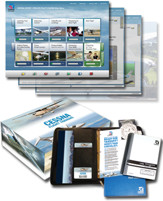 Learn To Fly - Cessna Private Pilot Ground School Kit (324x400), Png Download