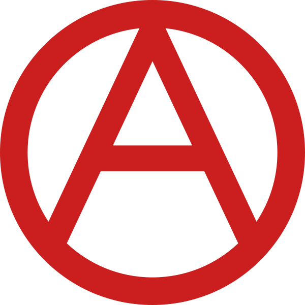 Traditionalanarchysymbol - Hate Symbol A In A Circle (600x600), Png Download
