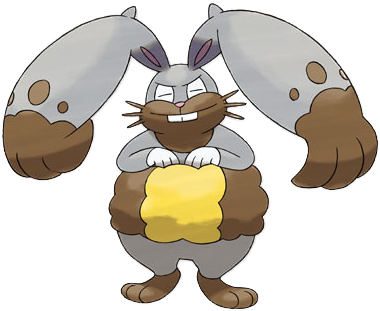 Ground-type Pokémon Fan Club [archive] - Pokemon Diggersby (400x400), Png Download