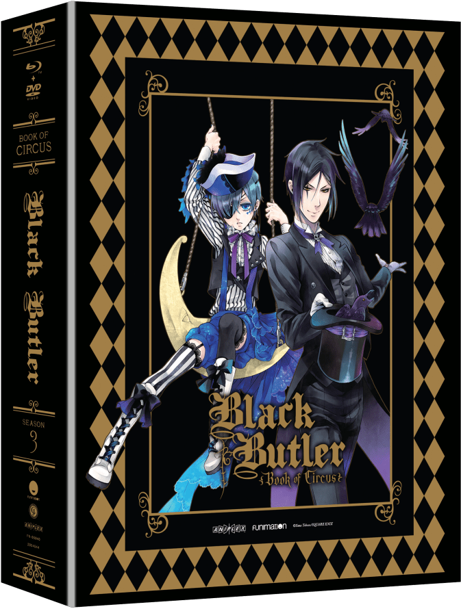 Download Black Butler Season Black Butler Season 3 Limited Edition Blu Ray Dvd PNG Image with