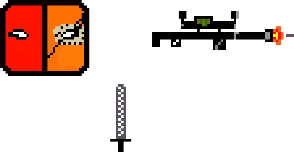 Deadpool/deadshot - Pixel Art (1220x650), Png Download