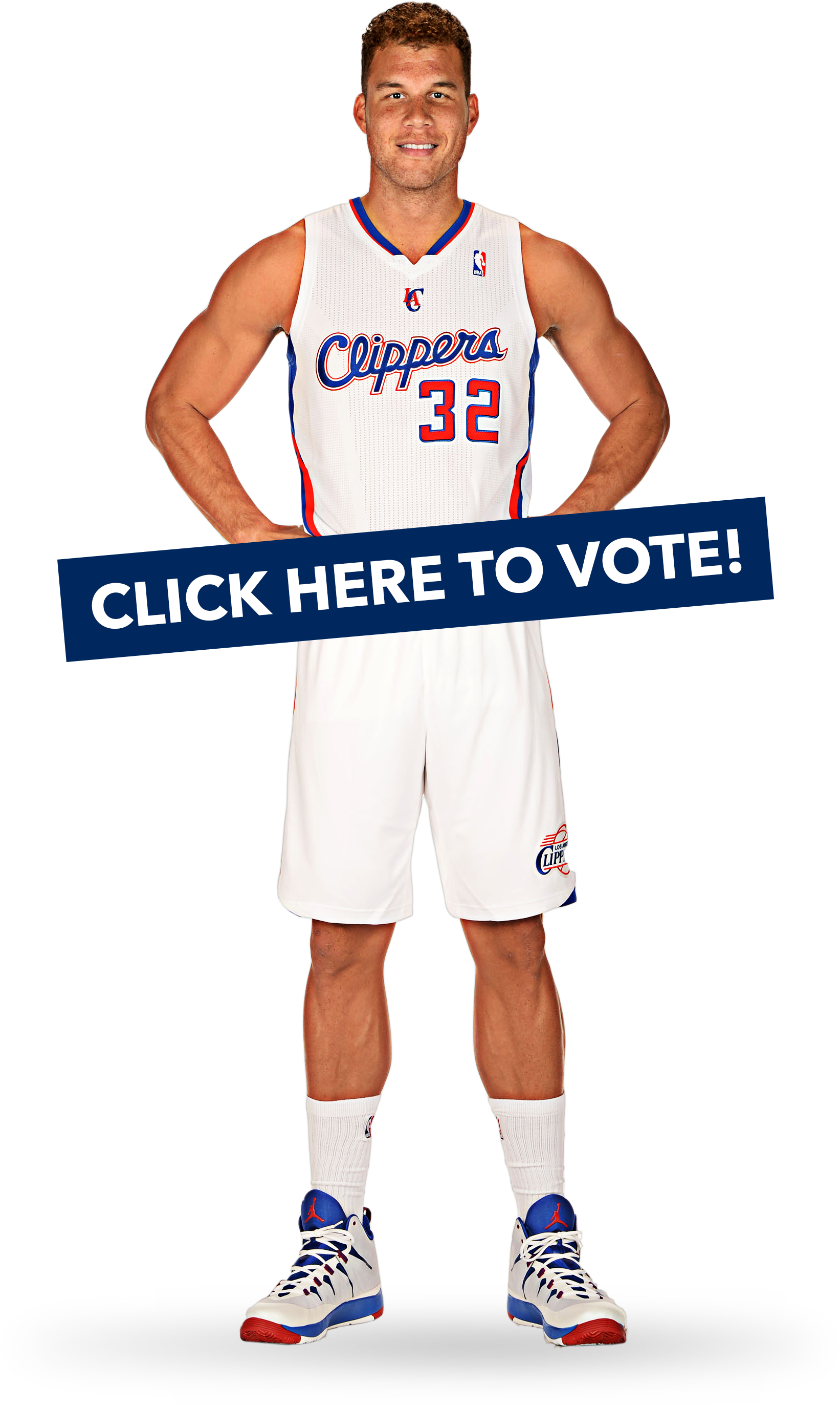 Blake Griffin - - Blake Griffin Clippers (1756x3000), Png Download