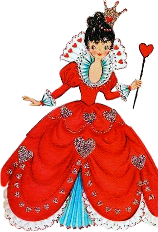 Queen Of Hearts Card Png Download - Clipart Queen Of Hearts (322x500), Png Download