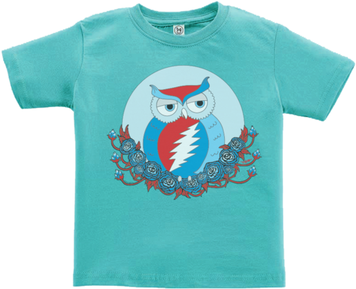 Grateful Dead Owl Toddler T - T-shirt (550x550), Png Download