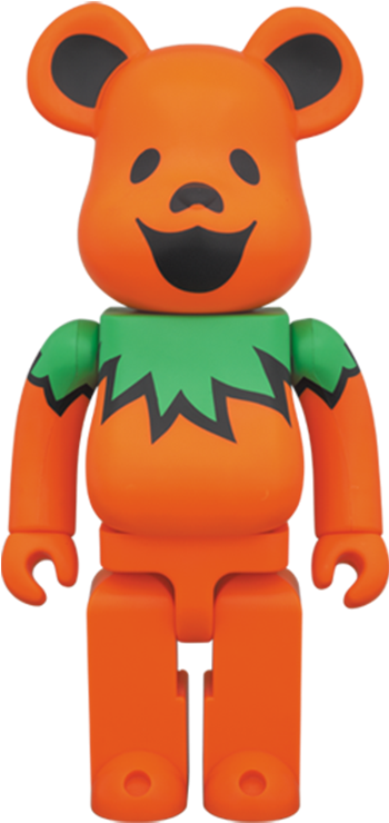 Be@rbrick 400% Grateful Dead Dancing Bear - Medicom Alien 400% Bearbrick Action Figure (1000x1000), Png Download