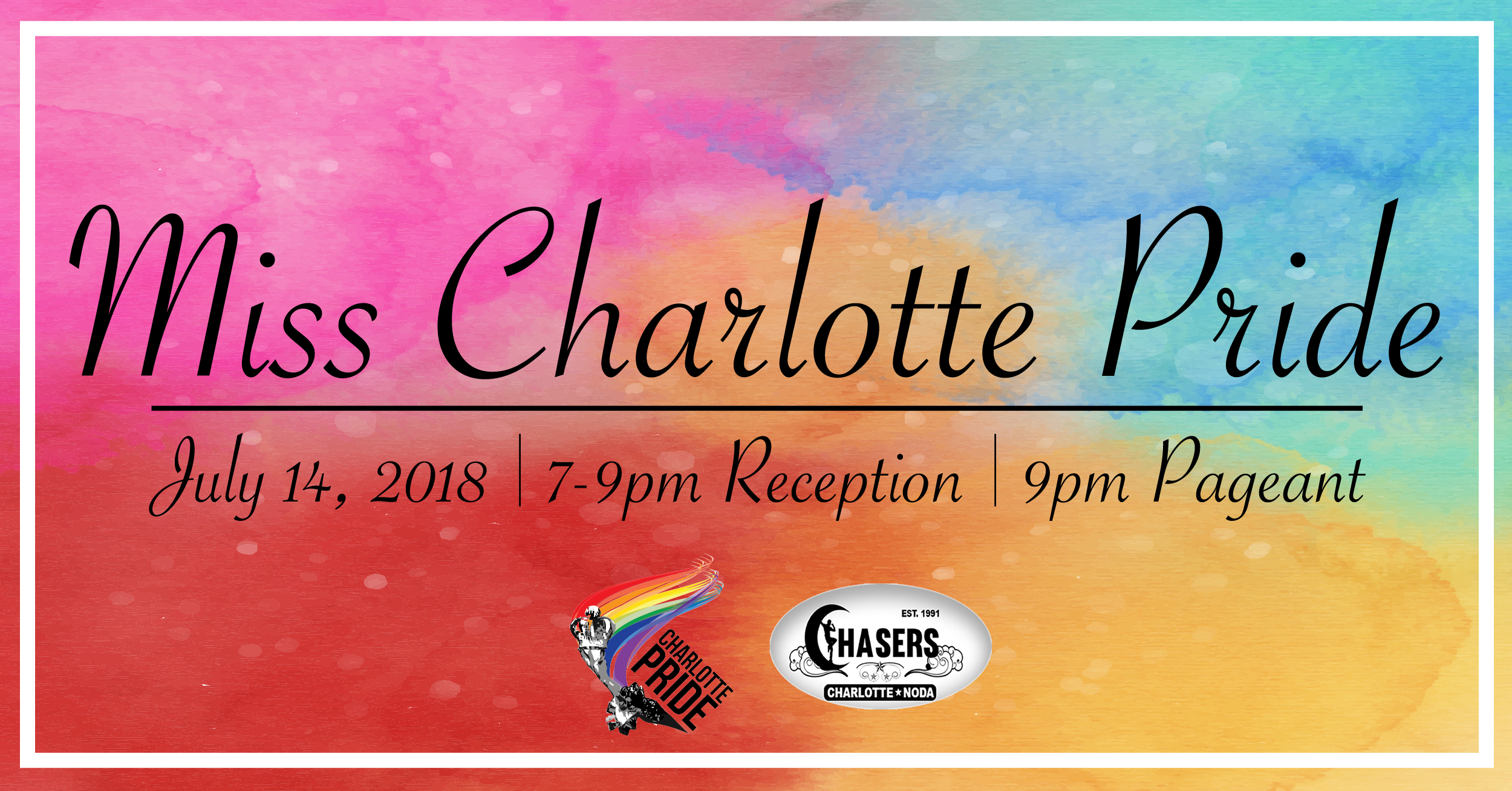 You're Invited To This Year's Miss Charlotte Pride - Handwriting (2500x1309), Png Download
