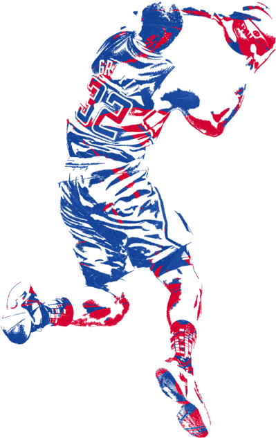 Bleed Area May Not Be Visible - Blake Griffin Art (538x700), Png Download