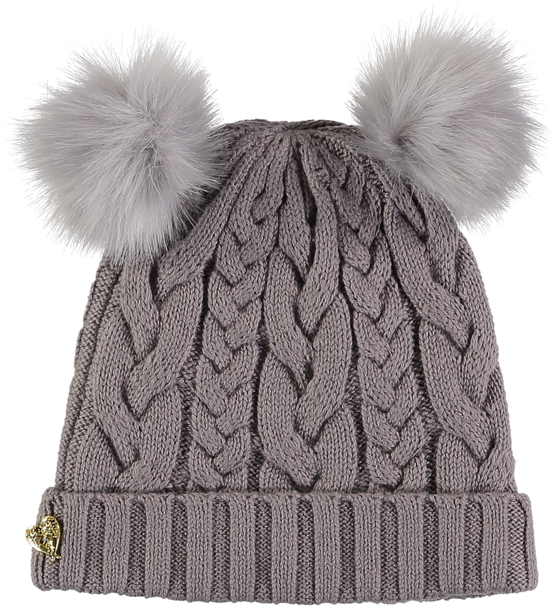 【angel's Face】ash Chunky Knit Hat - Hat (800x876), Png Download