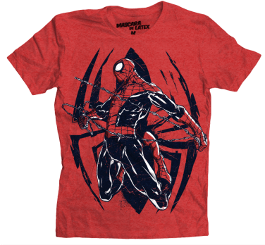 Related - Playeras Del Hombre Araña (375x355), Png Download