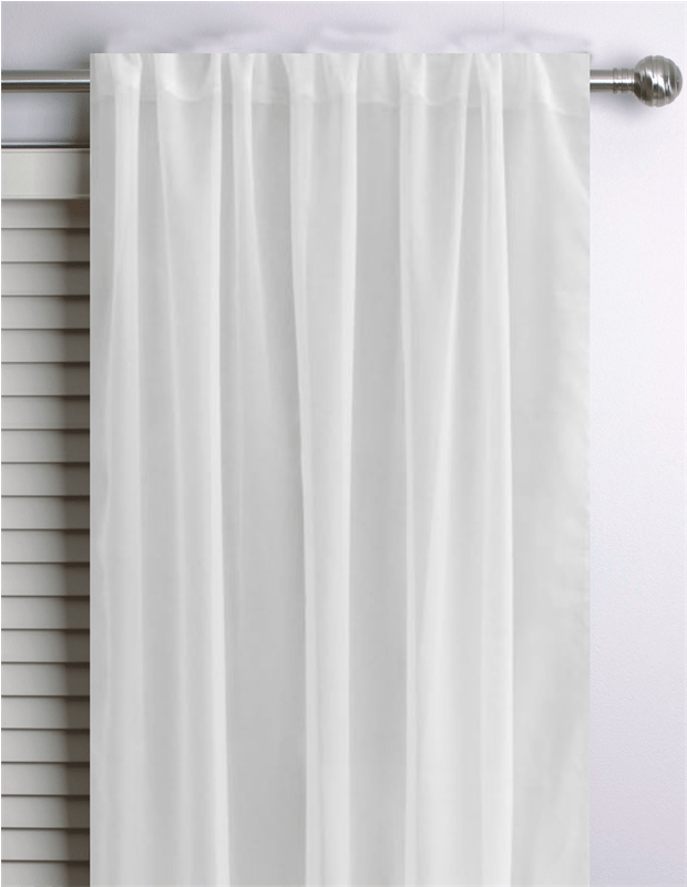 Bunnings Gummerson 1200 X 2230mm White Harmony Sheer - Curtain (800x800), Png Download