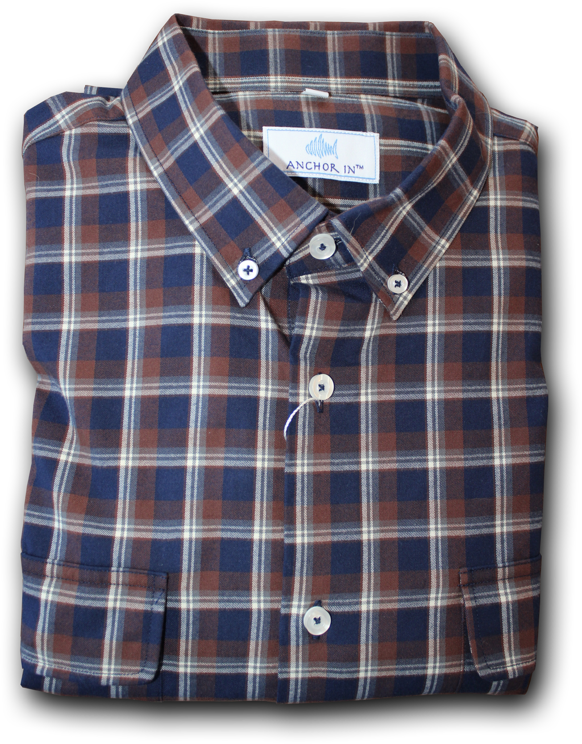 Autumn Blue Plaid - United States Of America (2400x3000), Png Download