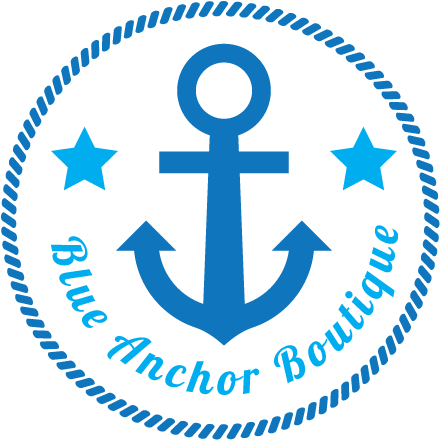 Elegant, Playful, Retail Logo Design For Blue Anchor - Circle (1200x1000), Png Download