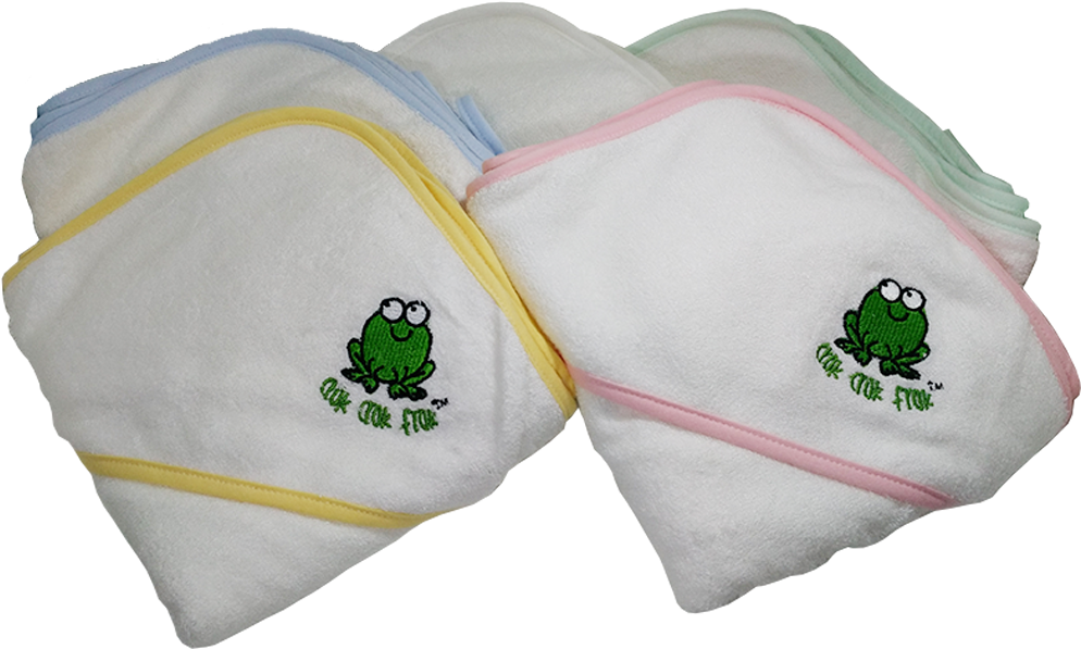 Crokcrokfrok Bamboo Hooded Towel - Happy Baby Skin Bamboo Hooded Baby Towel With Bear (1000x1000), Png Download