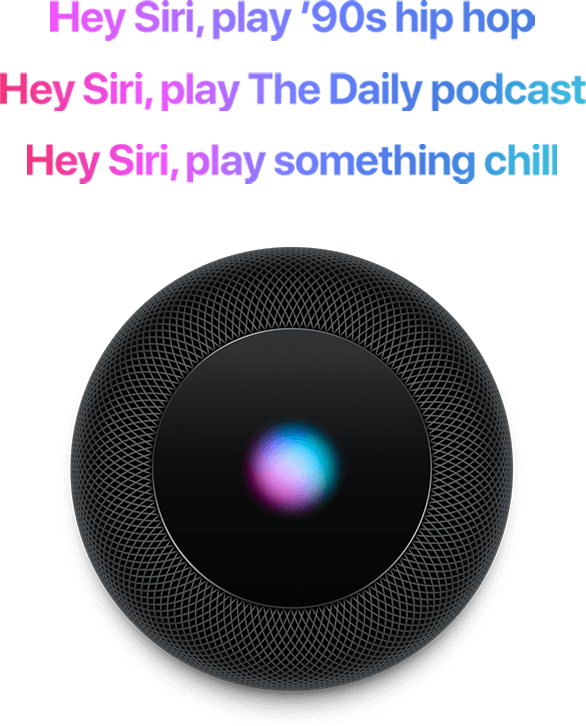 Hey Siri, Play '90s Hip Hop - Homepod (586x726), Png Download