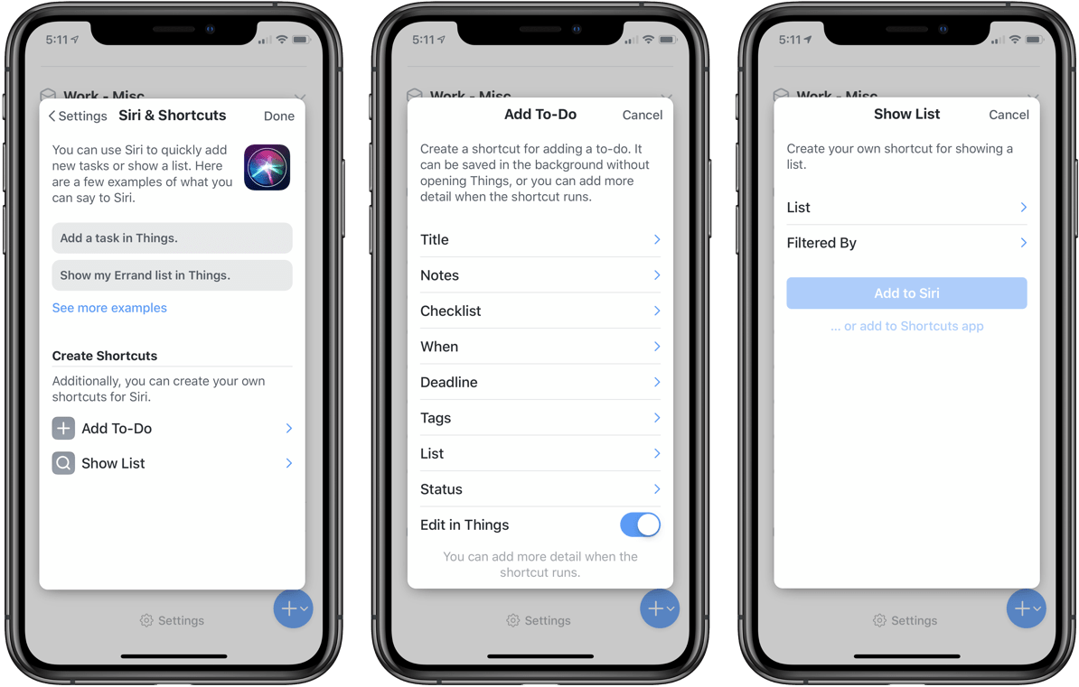 Things Siri Shortcuts Screens - Iphone Shortcuts (1200x766), Png Download