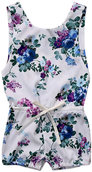 Petite Bello Playsuit 12-18 Months Alia Floral Playsuit - Romper Suit (600x600), Png Download
