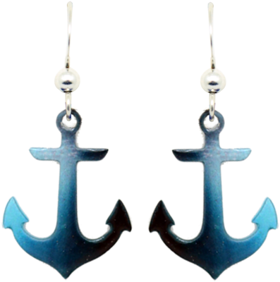 Deep Blue Anchor - Decal (520x520), Png Download