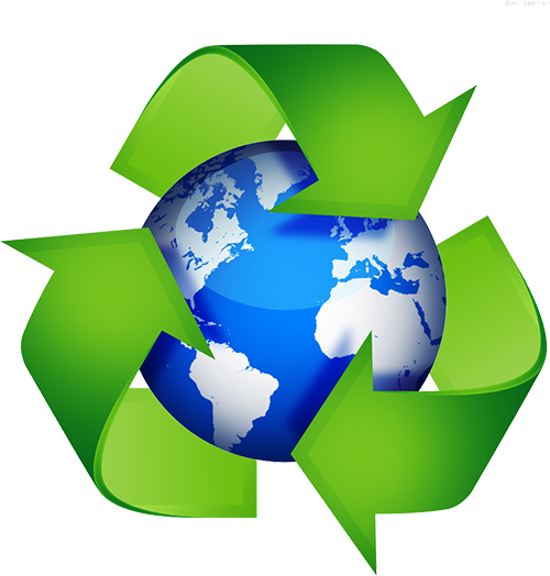 Recycling - Solid Waste Management Logo (500x524), Png Download