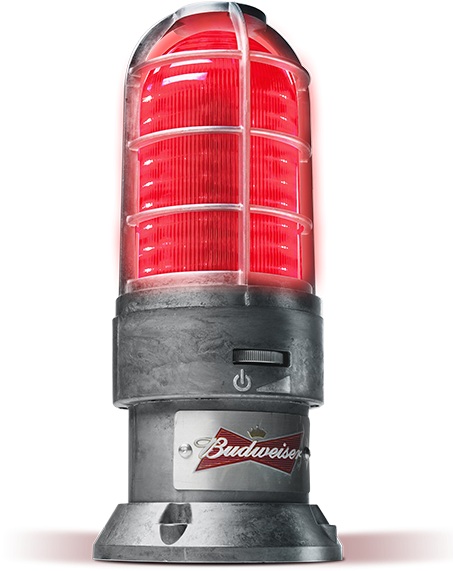 Red Light From Budweiser - Budweiser Red Light (465x570), Png Download