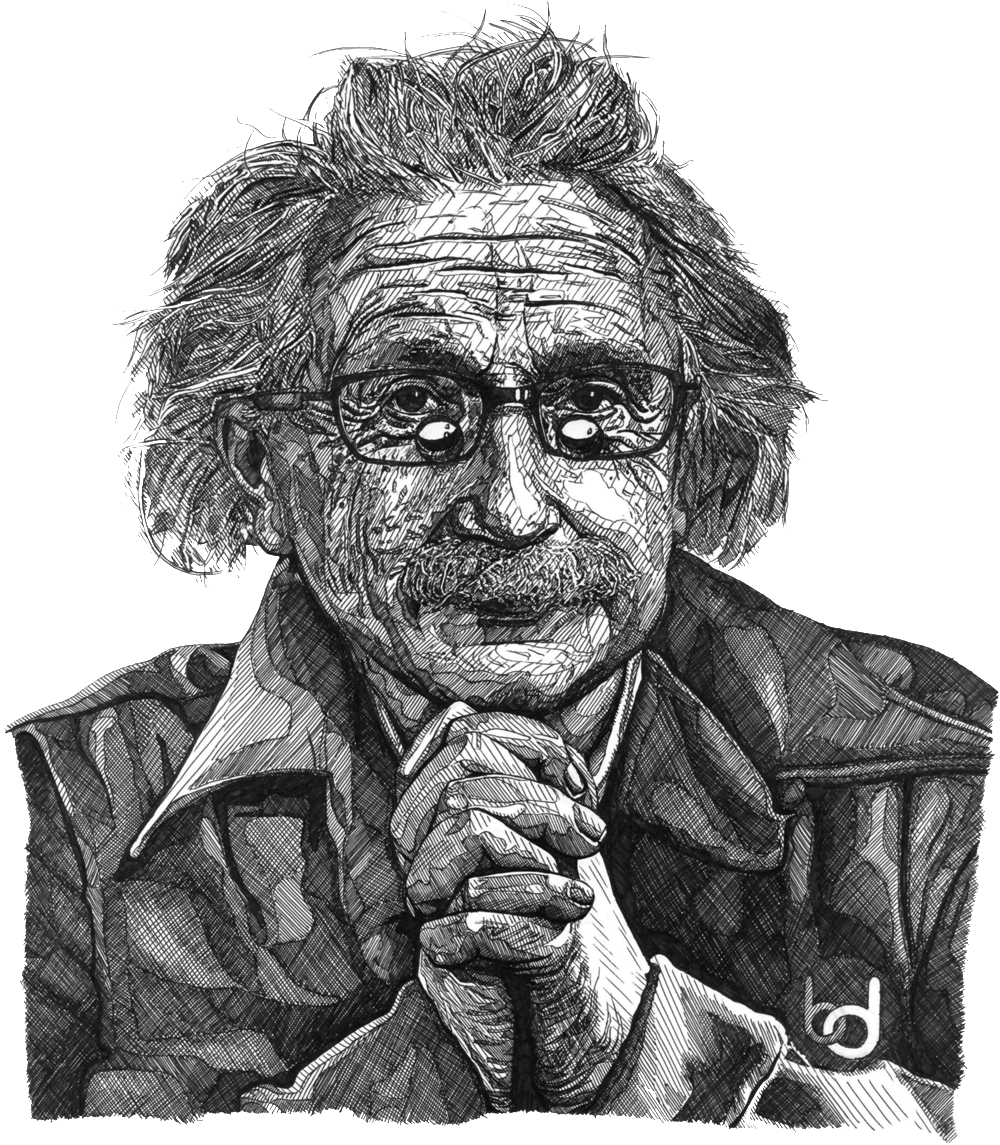 Einstein-copy2 (1000x1145), Png Download