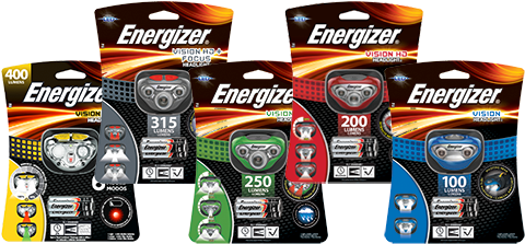 Energizer® Vision Led Headlights - Energizer Vision Hd Led Headlamp (batteries Included) (500x350), Png Download