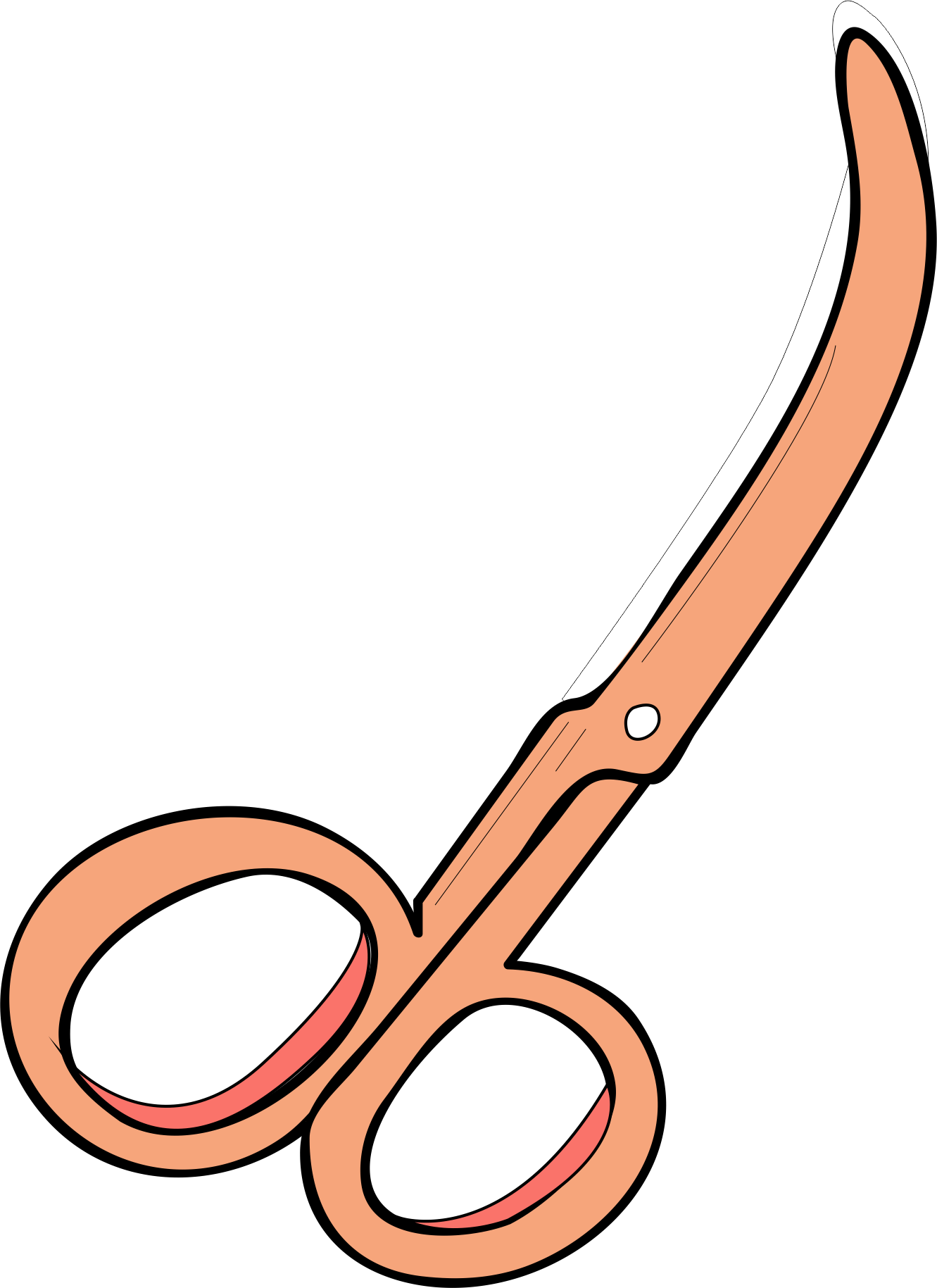 Picture Royalty Free Library Scissors Surgery Art Transprent - Surgical Scissors Clipart (1331x1829), Png Download