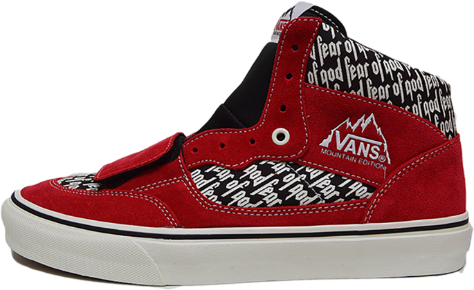 Fog X Vans High "red" - Skate Shoe (1024x681), Png Download