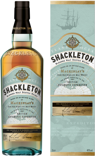 Shackleton Blended Single Malt Scotch Whisky 40% Vol - Shackleton Blended Malt Blended Malt Scotch Whisky (502x640), Png Download