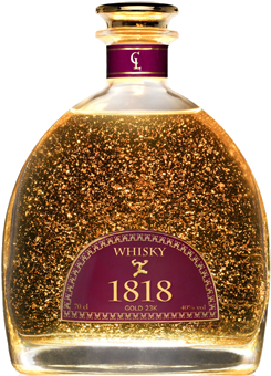 1818 Gold Whisky (265x500), Png Download
