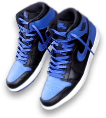 Download Royal Blue Leather Shoe Laces 