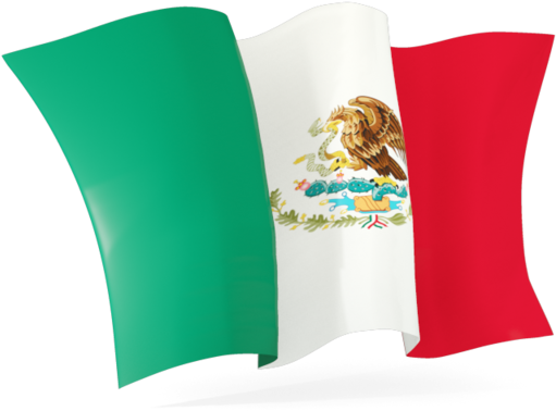 Mexican Flag Waving Clipart Clipartfest - Mexico Flag Png Gif (640x480), Png Download