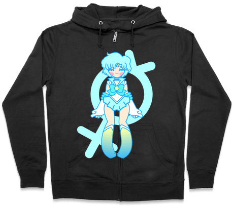 Mercury Zip Hoodie - Halloween Gives Me The Real Big Frighten Hoodie: Funny (484x484), Png Download