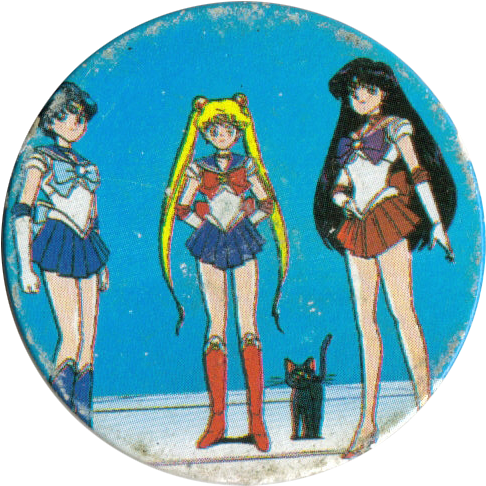 Sailor Moon Caps 212 Sailor Mercury, Sailor Moon, Sailor - Sailor Moon Tazos (500x500), Png Download