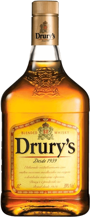 Drury's Whisky - Whisky Drurys (415x865), Png Download