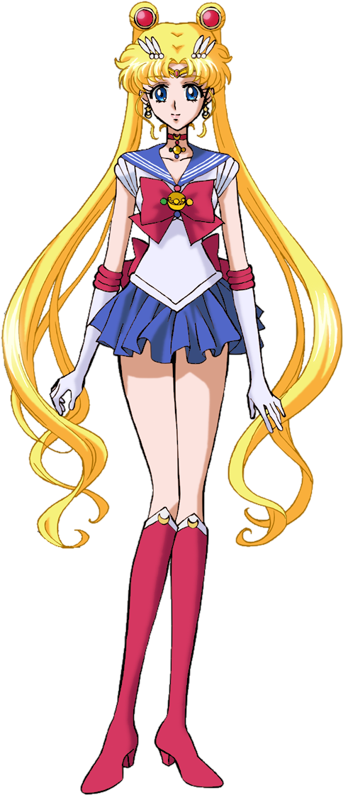 In High School, They Made Me Sailor Mercury Because - Sailor Moon Crystal Style (880x1224), Png Download