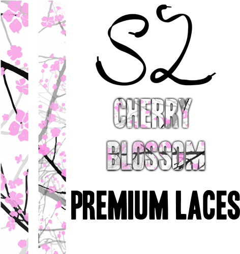 "cherry Blossoms" Premium Shoelaces - Cherry Blossom (500x500), Png Download