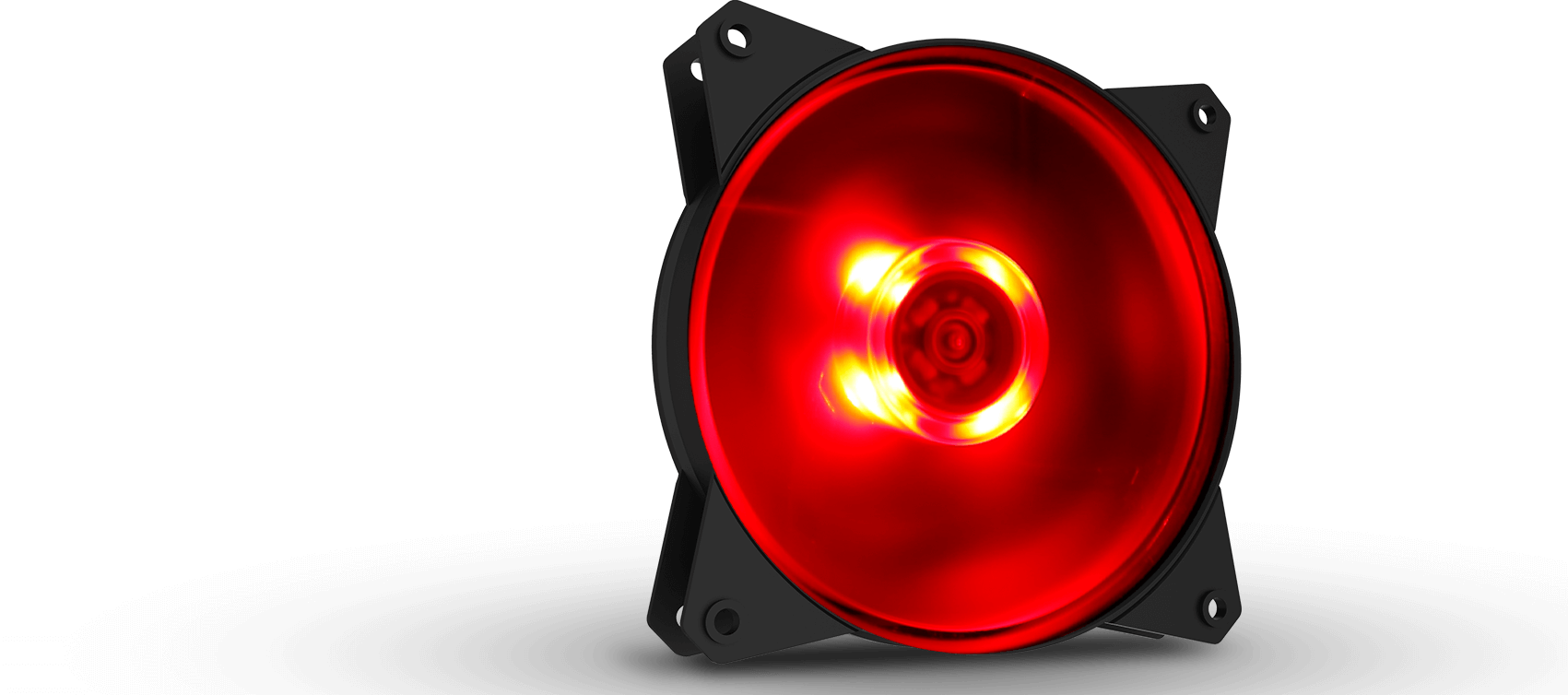 Outstanding Cooling - Cooler Master Mf120l Blue (1701x754), Png Download