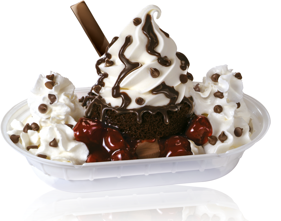 Black Forest - Black Forest Soft Ice Cream (1024x951), Png Download