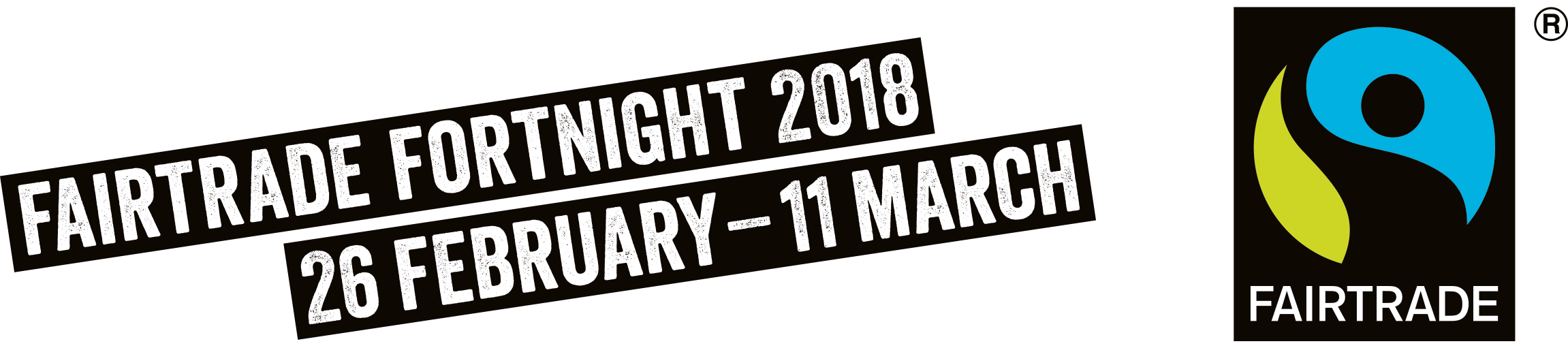 A Collection Of Headline And Title Assets - Fairtrade Fortnight 2018 Logo (2302x511), Png Download