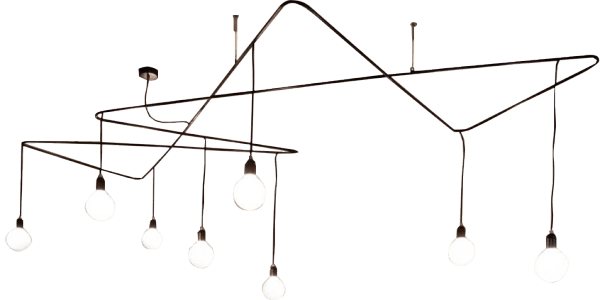 Ceiling Lamp Trombone - Ceiling Lamp Png Transparent (600x300), Png Download