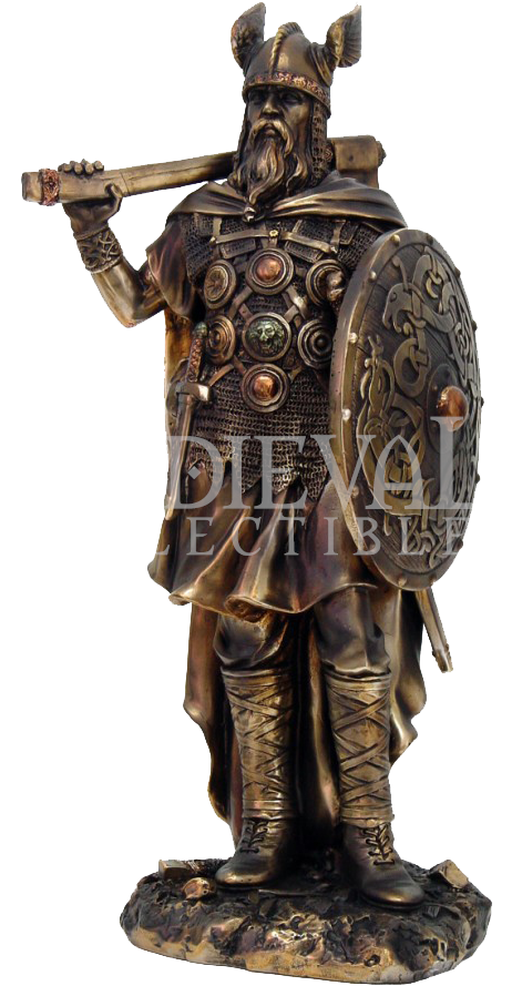 Yngve Ii Statue - Viking Warrior Statue (906x906), Png Download