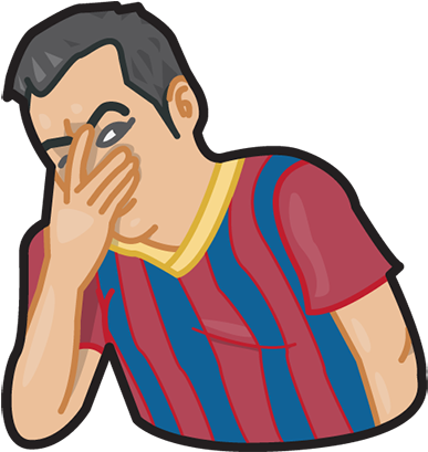 Facepalm Stickers For Imessage By Gudim Messages Sticker-2 - Facepalm (408x408), Png Download