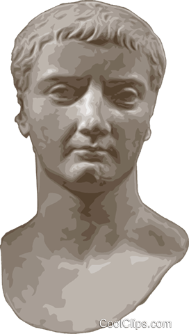 Tiberius Royalty Free Vector Clip Art Illustration - Tiberius Claudius Nero (272x480), Png Download
