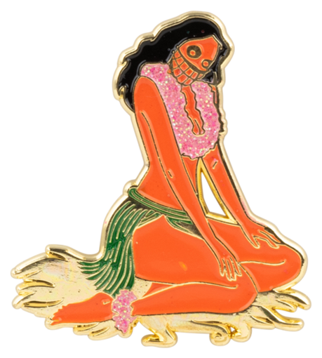 Hula Ghoul Pin - The Growlers (1024x1024), Png Download