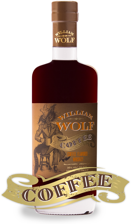 William Wolf Coffee Whiskey (460x834), Png Download