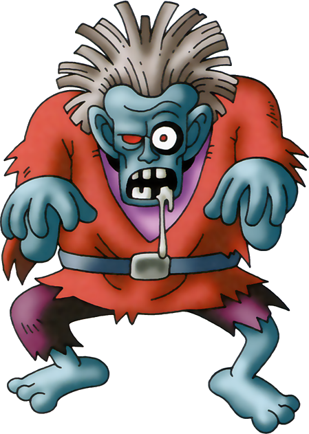 Ghoul Clipart Transparent - Walking Corpse Dragon Quest (449x631), Png Download
