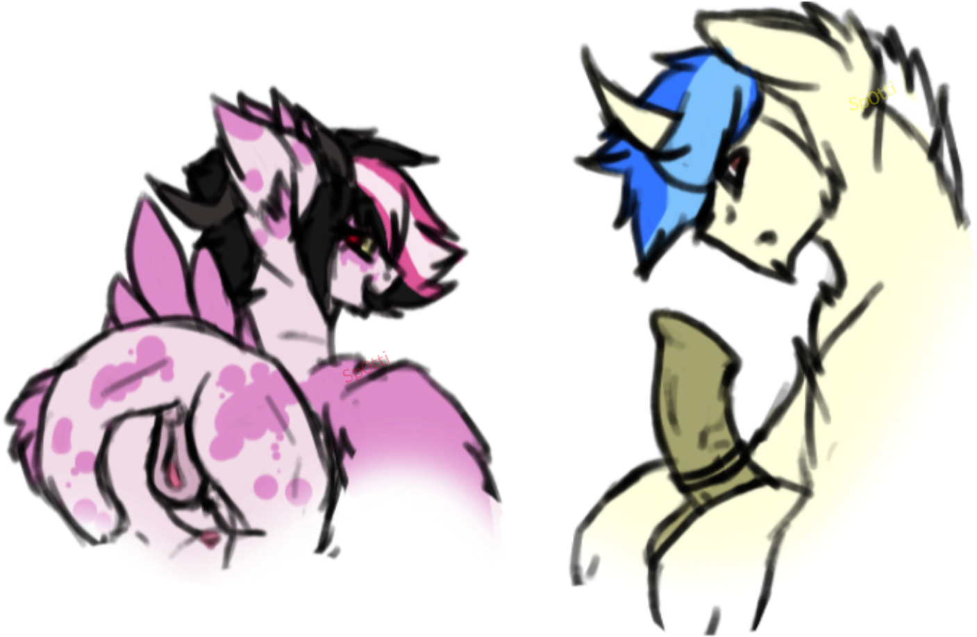 Draconequus Hybrid, Explicit, Female, Horsecock, Imminent - Cartoon (1545x923), Png Download