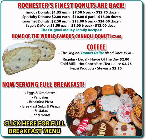 Salvatore's At The Historic Donuts Delite Building - Donuts Delite (573x535), Png Download