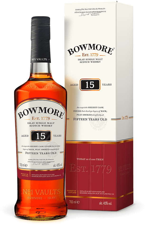 Bowmore 15 Year Old Product Shot - Bowmore Vault Edition - Atlantic Sea Salt Single Malt (667x1000), Png Download