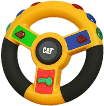 Cat Toy Steering Wheel - Cat Honk & Rumble Wheel (339x355), Png Download